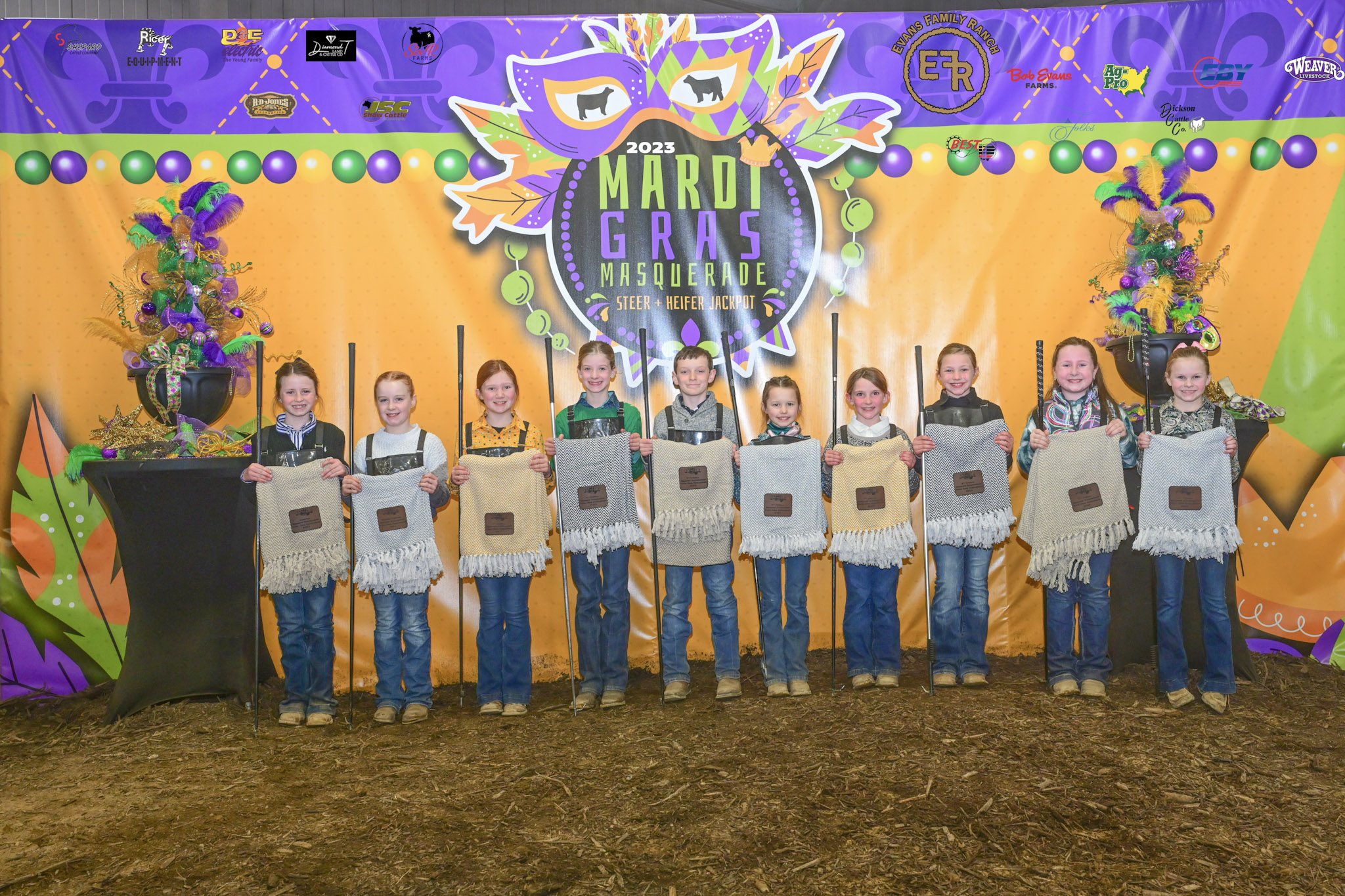 mardi gras cattle show